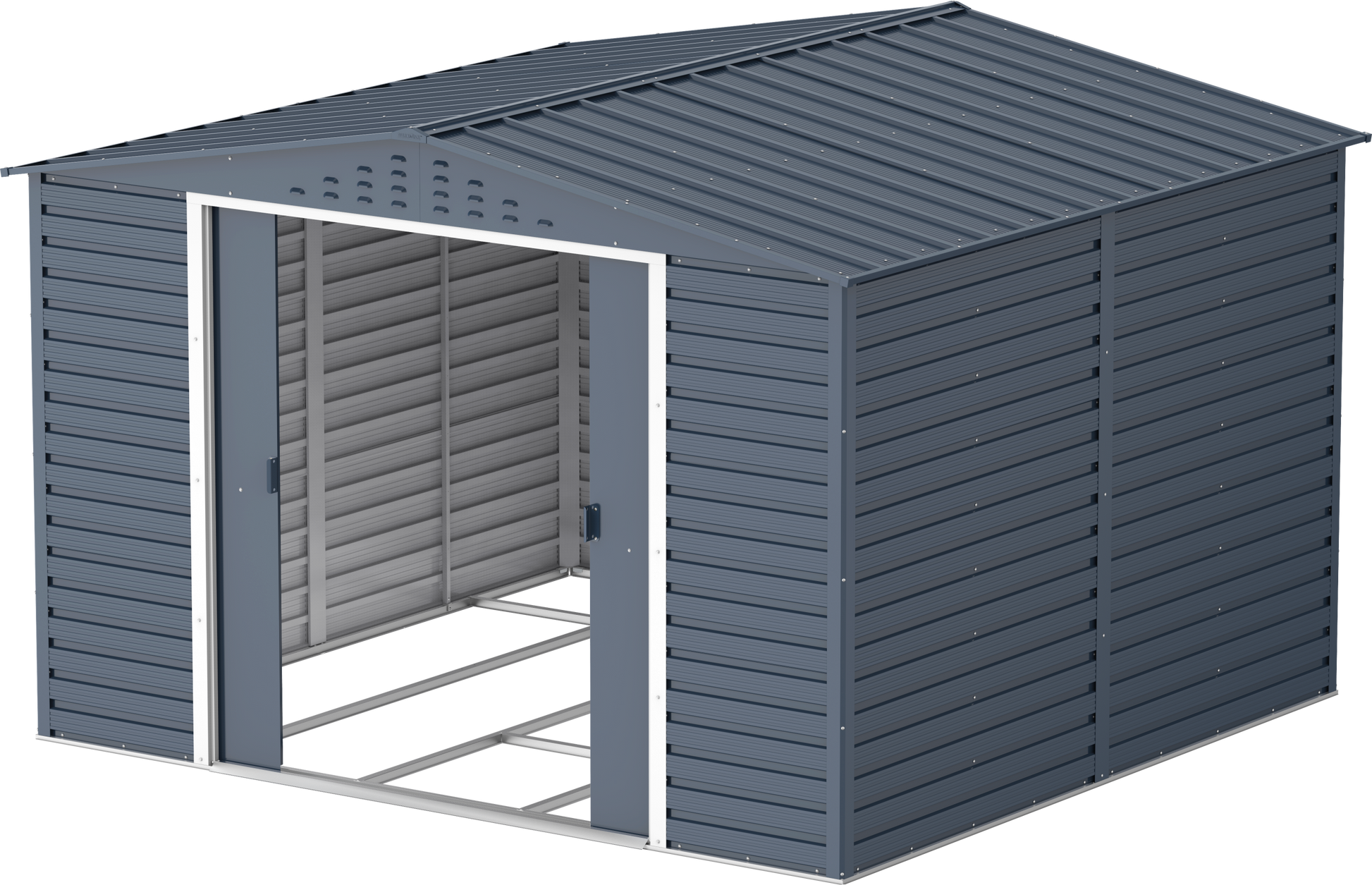Caseta metálica Alpine 10x10 gris antracita