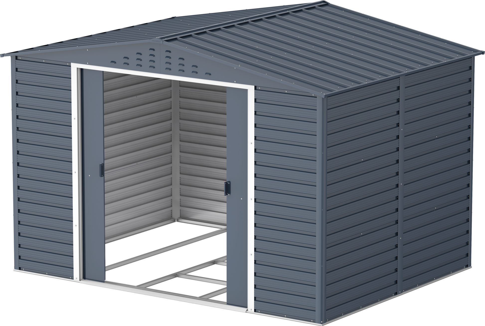 Caseta metálica Alpine 10x8 Gris Antracita
