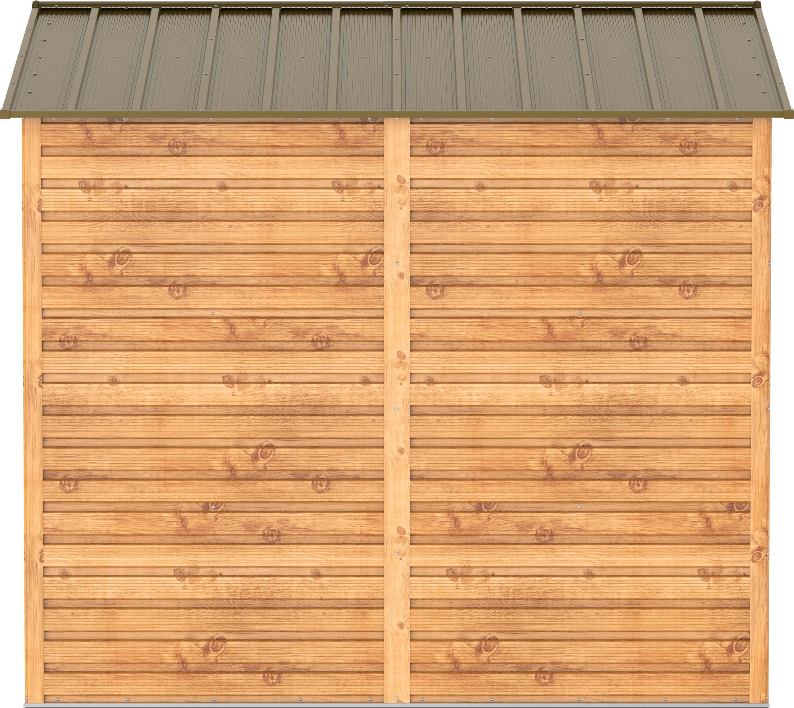 Alpine 10x8 Imitation Wood Metal Shed