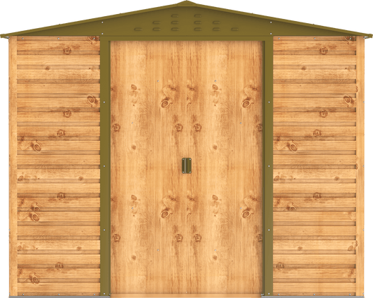 Casetas de jardín de metal con doble puerta - Ibercasetas