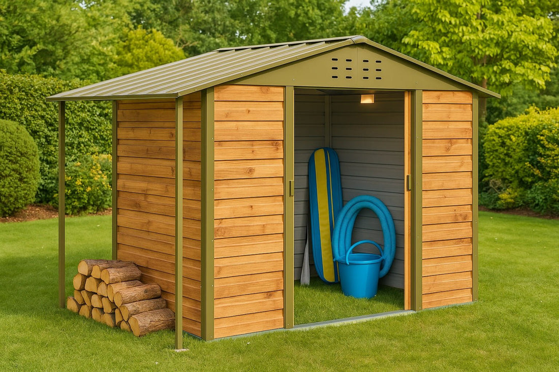 Casetas metálicas con kit de suelo - Ibercasetas