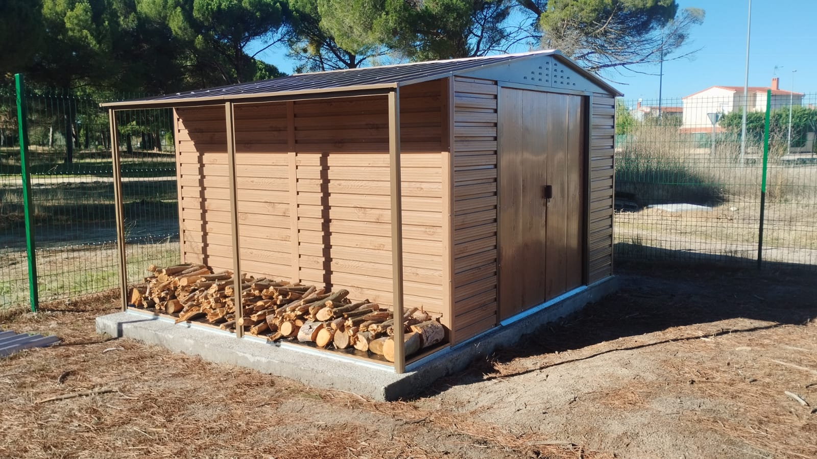 Casetas de Jardín con leñero - Ibercasetas