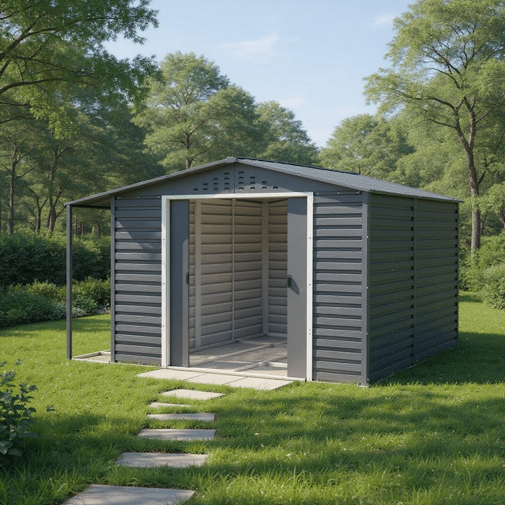 Casetas Metálicas Antracita - Ibercasetas