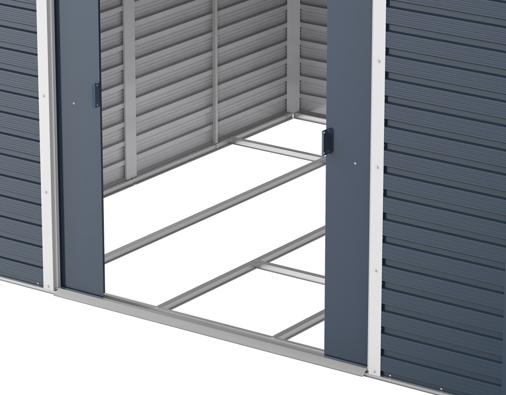 Caseta metálica Alpine 10x10 gris antracita