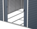 Caseta de jardín Alpine 10x10 - 321.6x303.1x214.2 cm y 9,15 m² - Gris Antracita