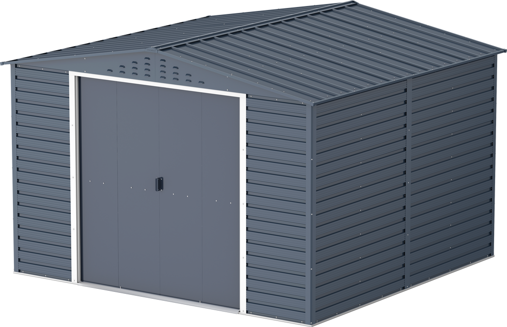 Caseta metálica Alpine 10x10 gris antracita