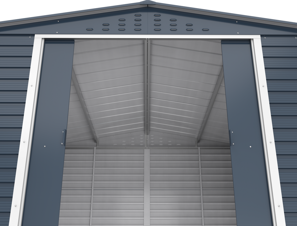 Caseta metálica Alpine 10x10 gris antracita