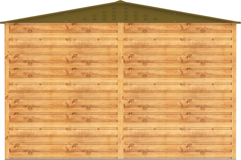 Alpine 10x10 Imitation Wood Metal Shed 