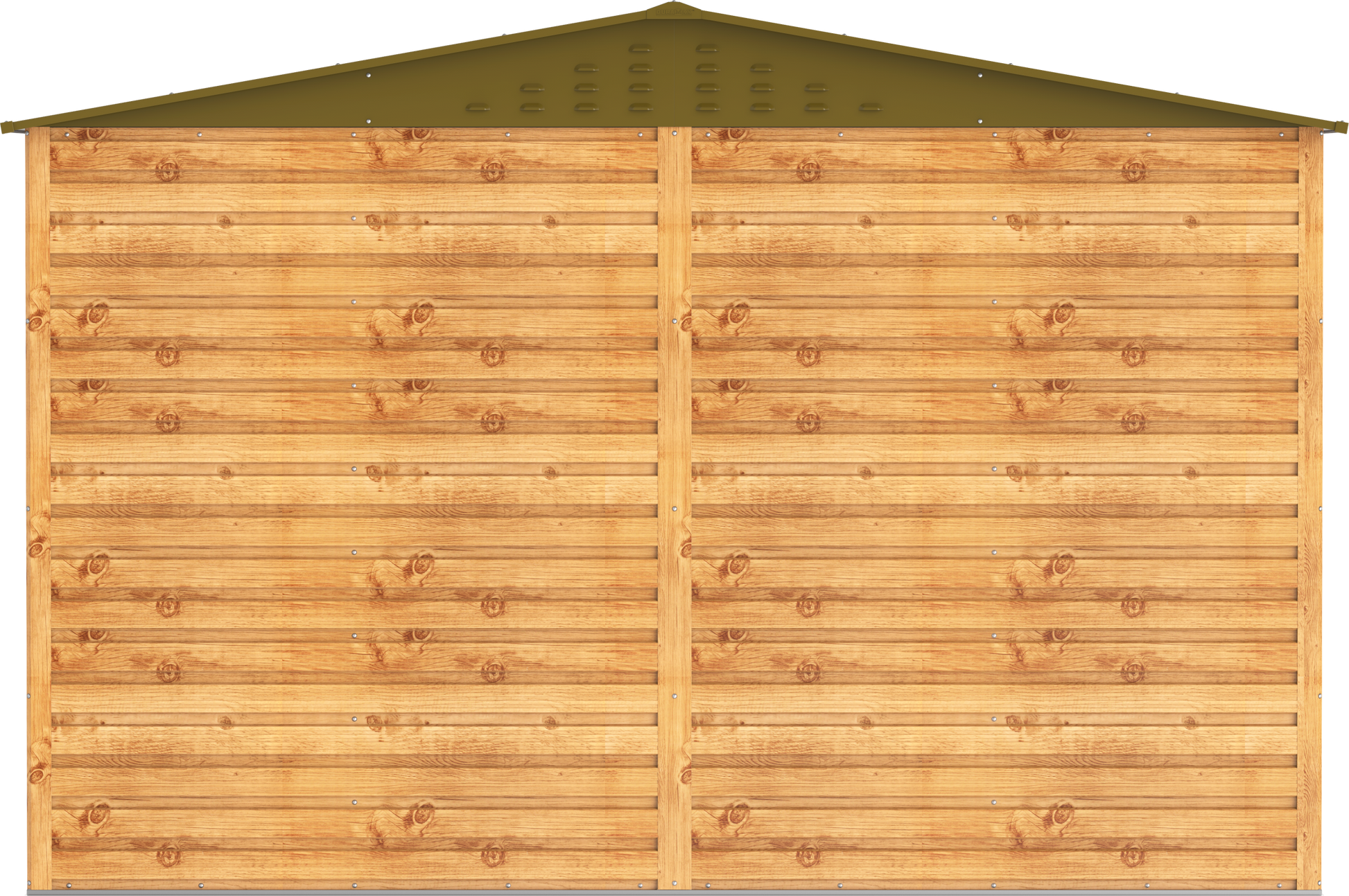 Alpine 10x10 Imitation Wood Metal Shed 