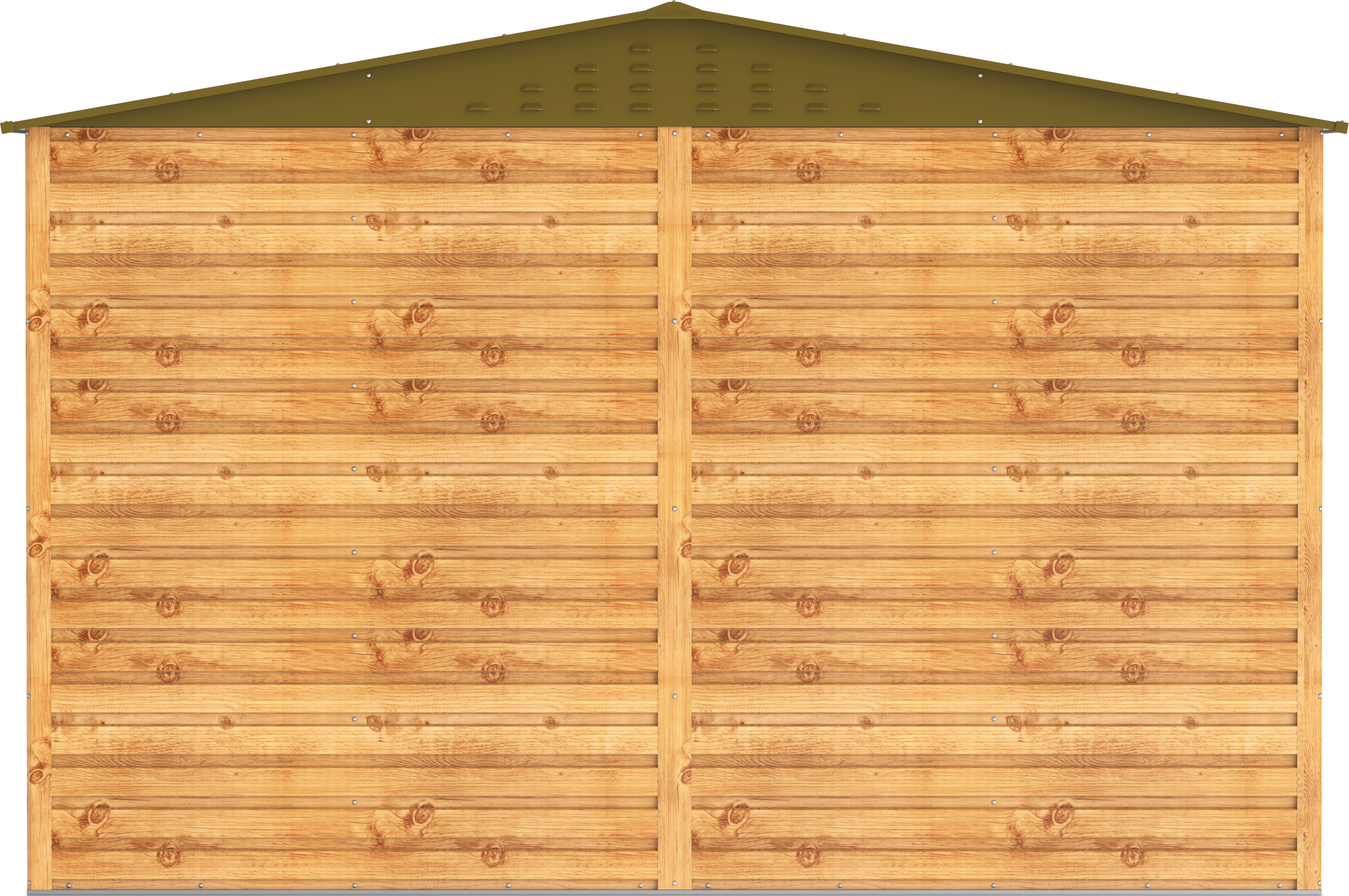 Alpine 10x10 Imitation Wood Metal Shed 