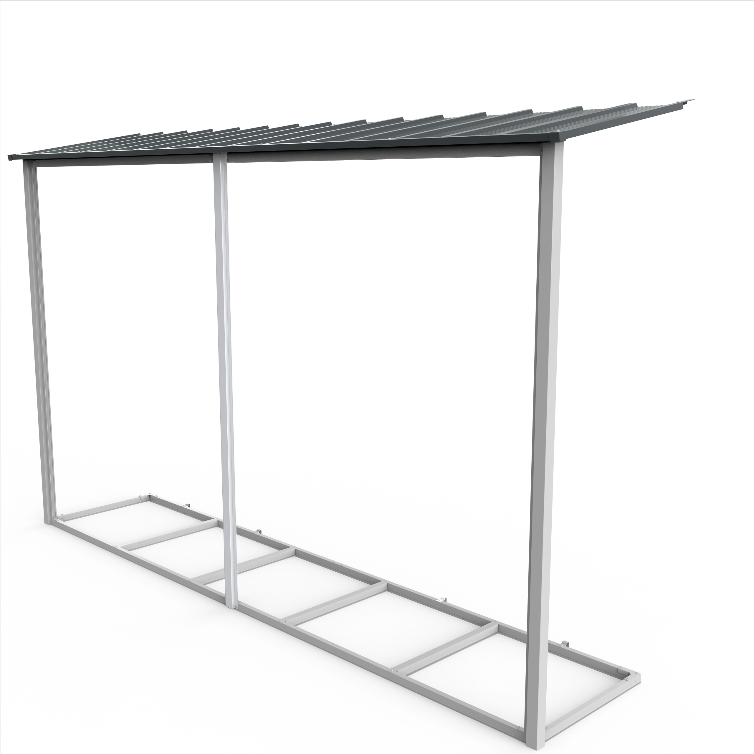 Extensión lateral de casetas de jardín Duramax Alpine 10×10 Antracita