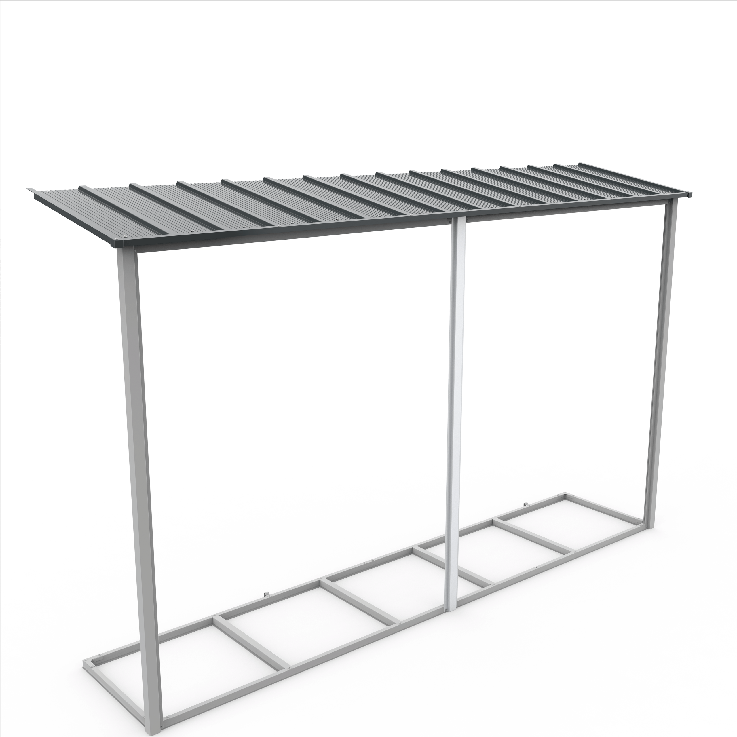 Extensión lateral de casetas de jardín Duramax Alpine 10×10 Antracita