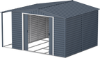 Extensión lateral de casetas de jardín Duramax Alpine 10×10 Antracita