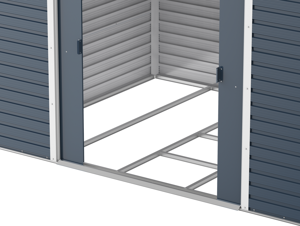 Caseta metálica Alpine 10x8 Gris Antracita