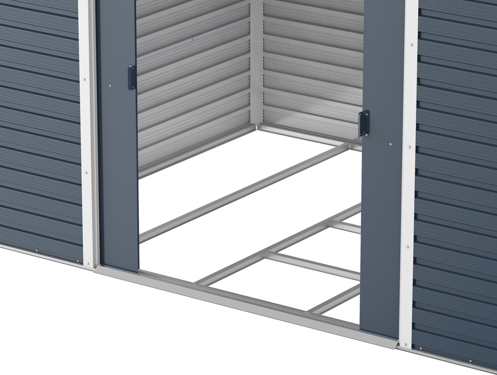 Caseta metálica Alpine 8x6 Gris Antracita