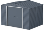 Caseta de jardín Alpine 10x8 - 321,6x243,1x214,2 cm y 7,28 m² - Gris Antracita