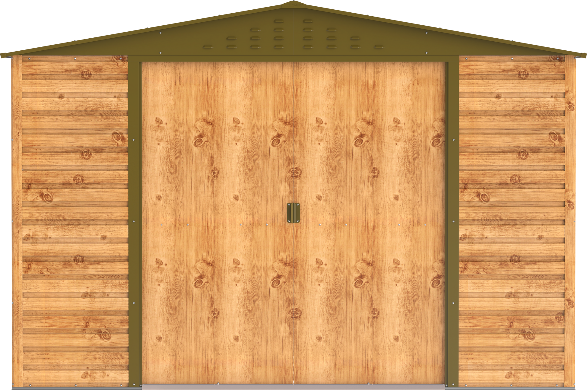 Alpine 10x8 Imitation Wood Metal Shed