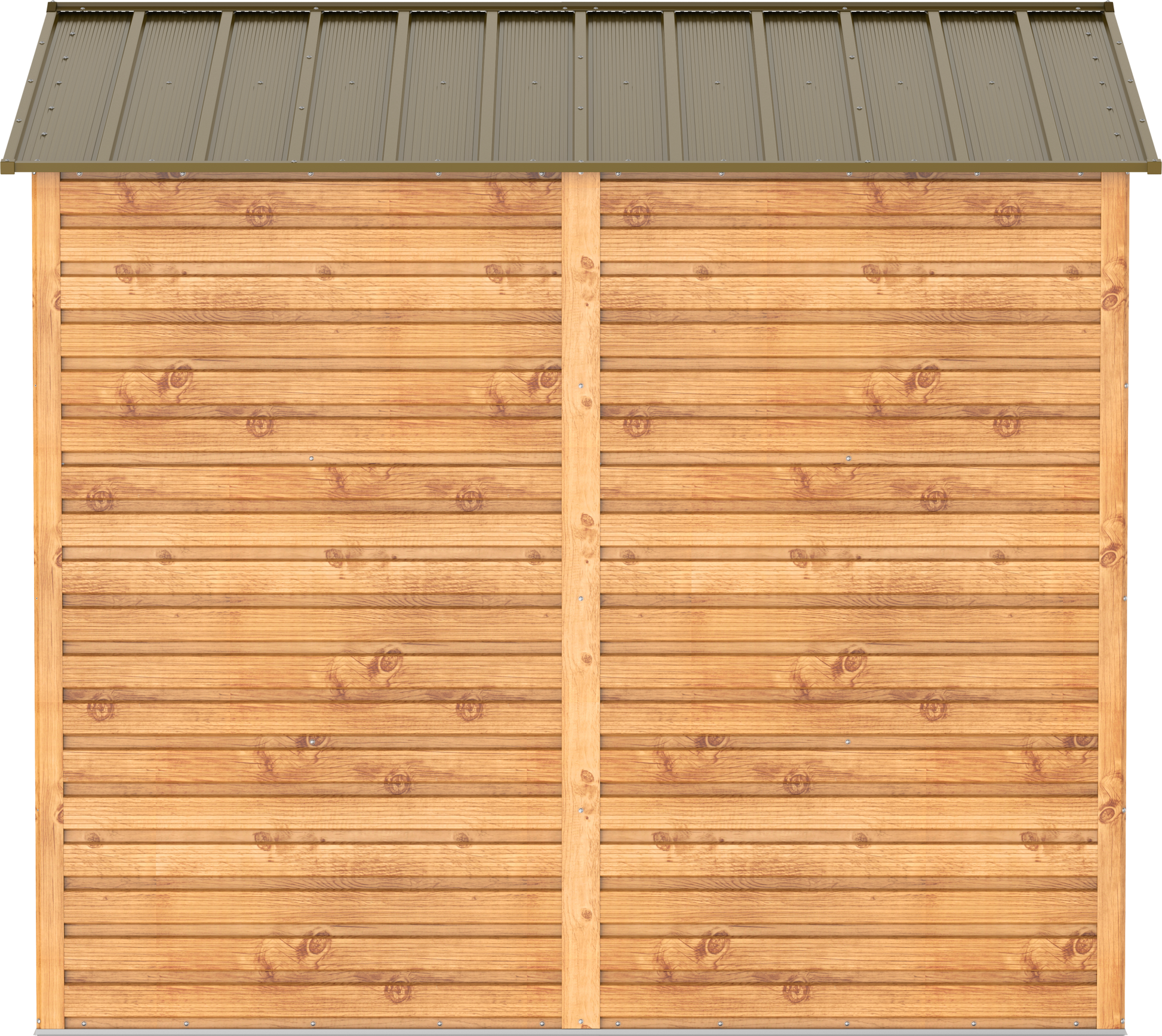 Alpine 10x8 Imitation Wood Metal Shed
