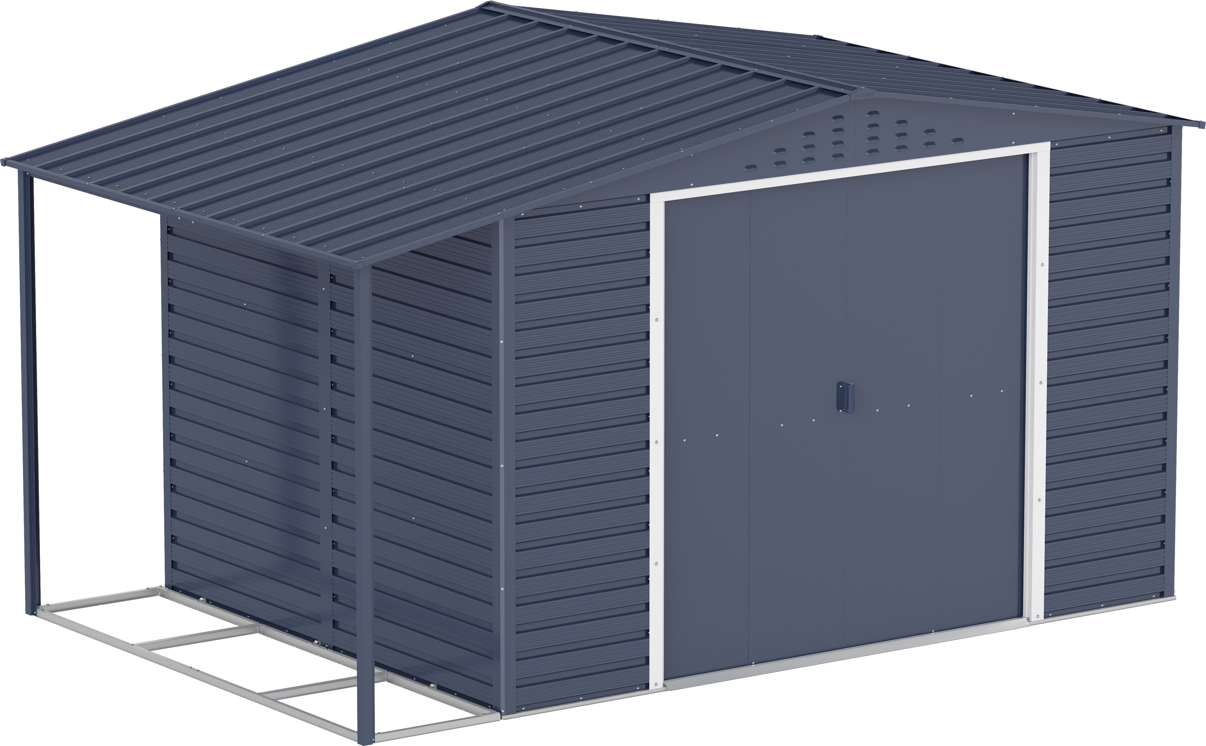 Extensión lateral de casetas de jardín Duramax Alpine 10×8 Antracita