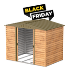 Casetas de jardín, casetas Duramax Alpine 8x6  Imitación Madera ¡OFERTA BLACK FRIDAY!