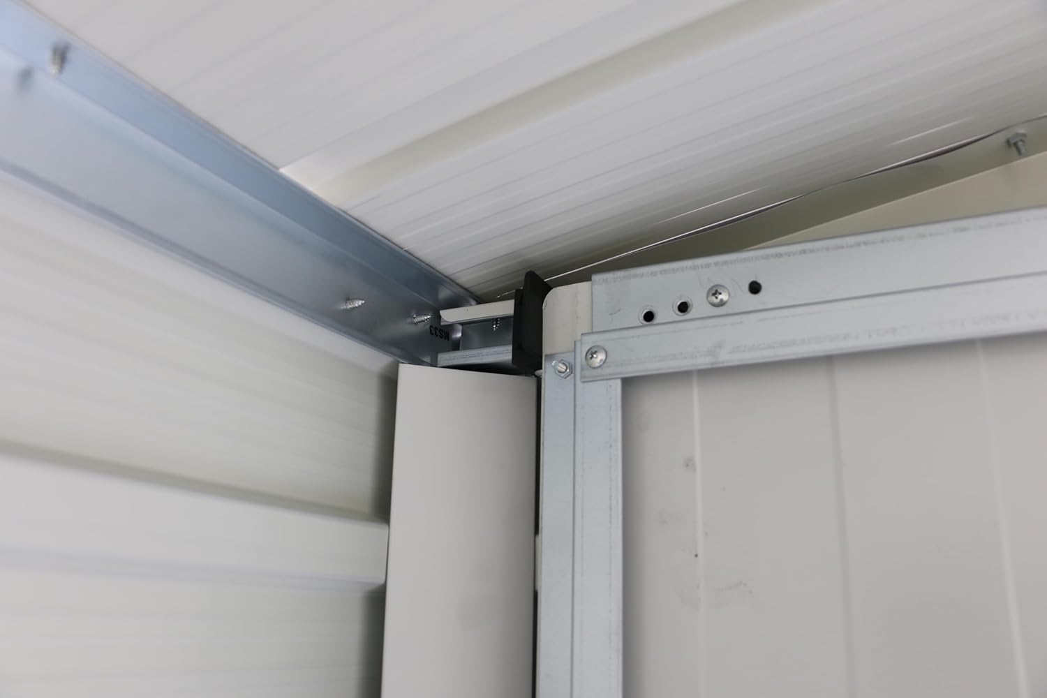 Alpine 10x10 anthracite grey metal shed 