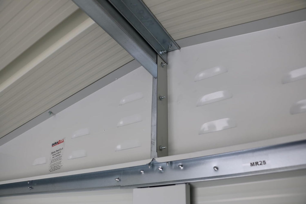 Alpine 8x6 Anthracite Grey Metal Shed