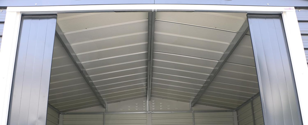 Alpine 8x6 Anthracite Grey Metal Shed