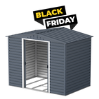 Casetas de jardín, casetas Duramax Alpine 8x6 Gris Antracita ¡OFERTA BLACK FRIDAY!