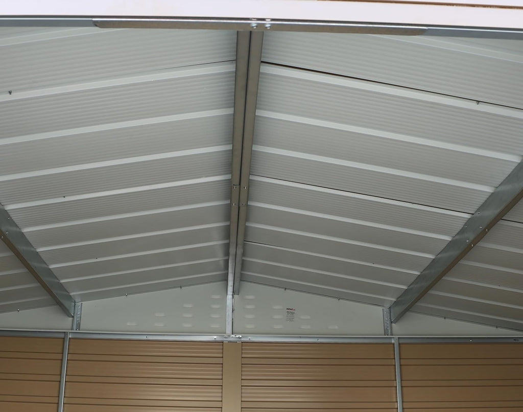 Alpine 8x6 Imitation Wood Metal Shed