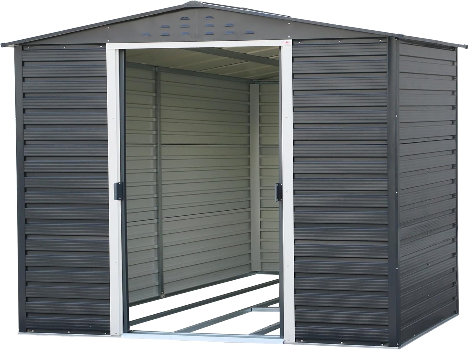 Casetas de jardín, casetas Duramax Alpine 8x6 Gris Antracita ¡OFERTA BLACK FRIDAY!