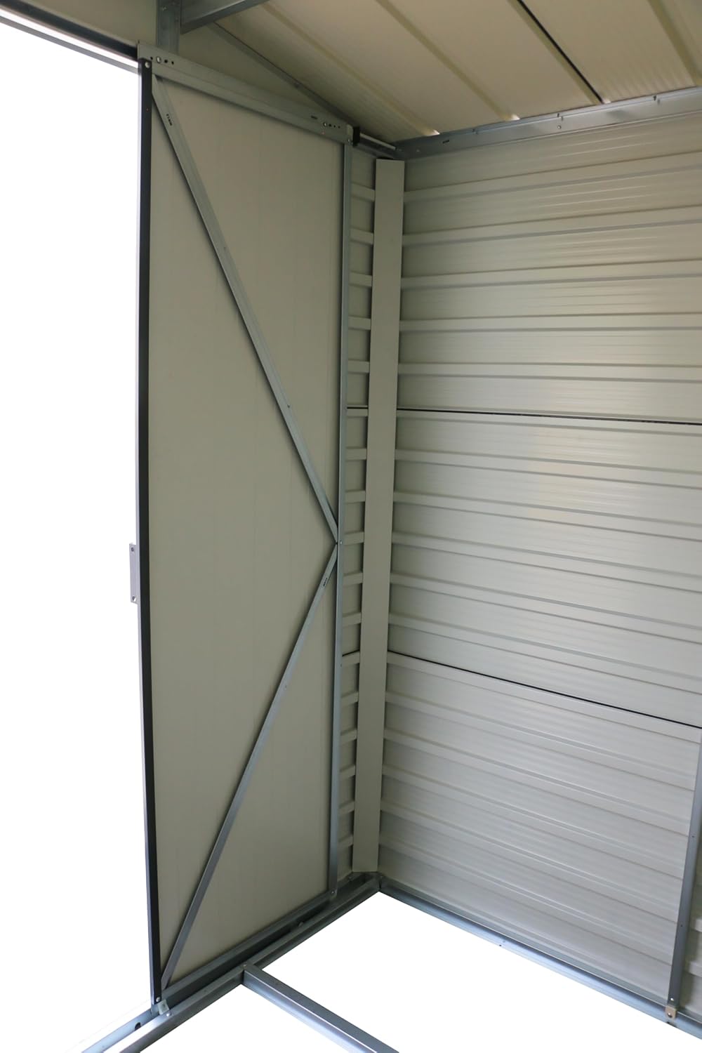 Alpine 8x6 Anthracite Grey Metal Shed