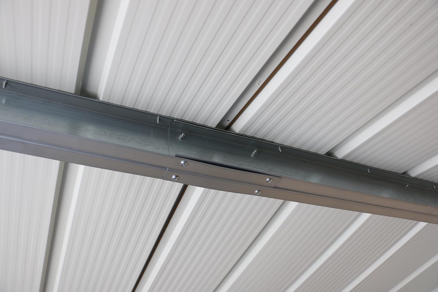 Alpine 10x10 Imitation Wood Metal Shed 