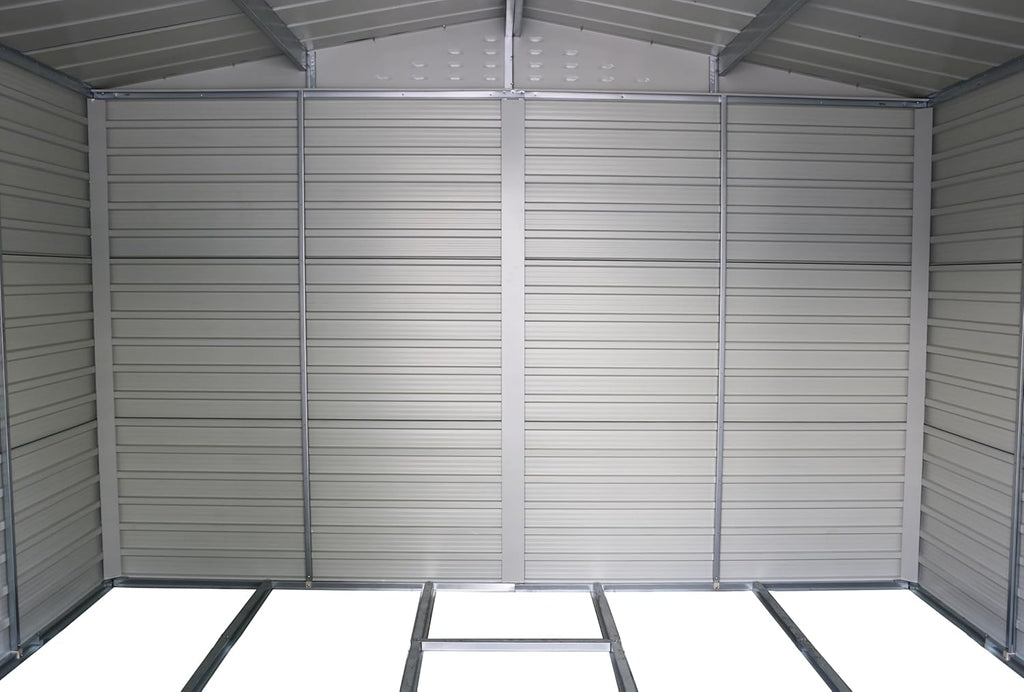 Alpine 10x8 Anthracite Grey Metal Shed