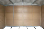 Alpine 10x8 Imitation Wood Metal Shed