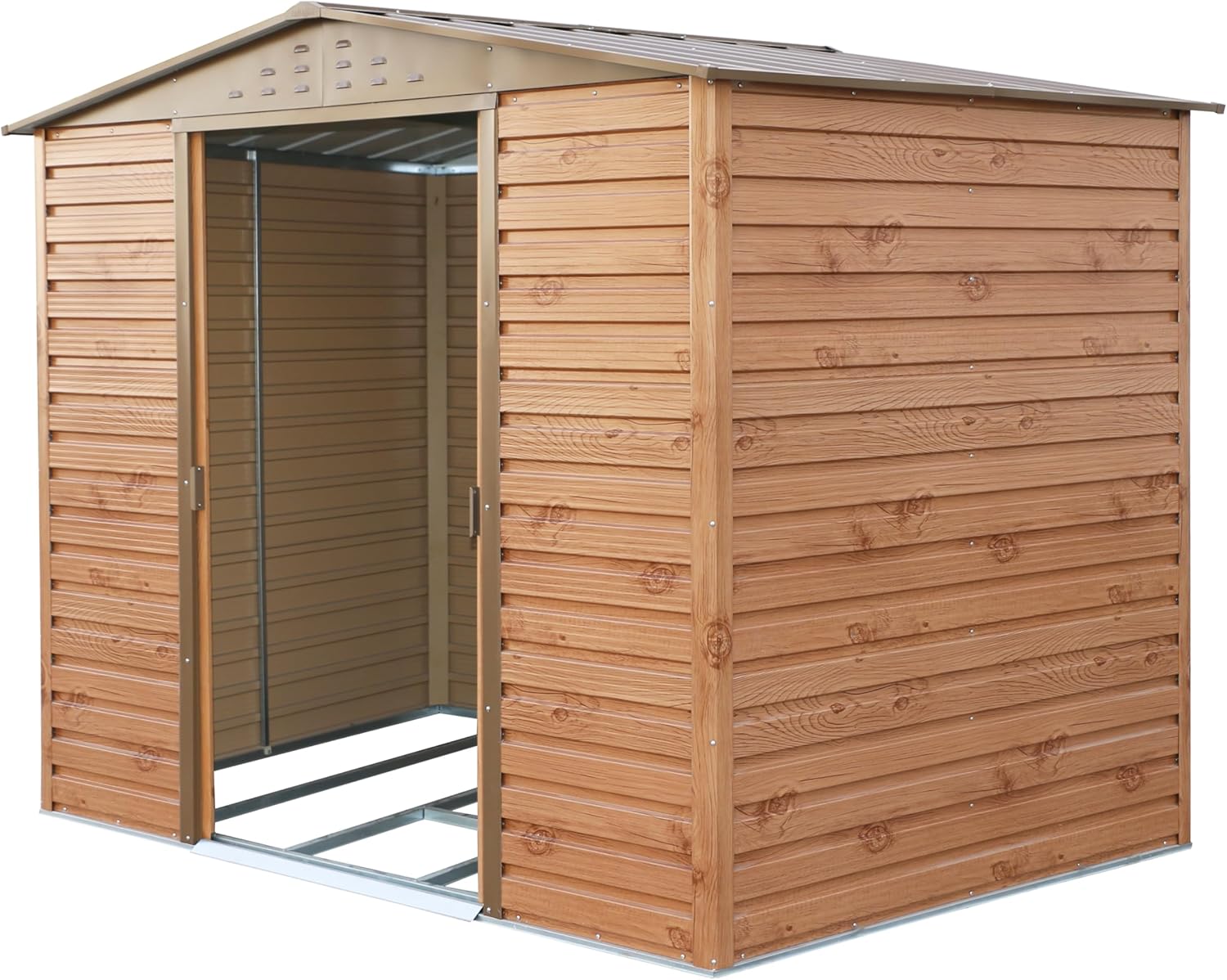 Casetas de jardín, casetas Duramax Alpine 8x6  Imitación Madera ¡OFERTA BLACK FRIDAY!