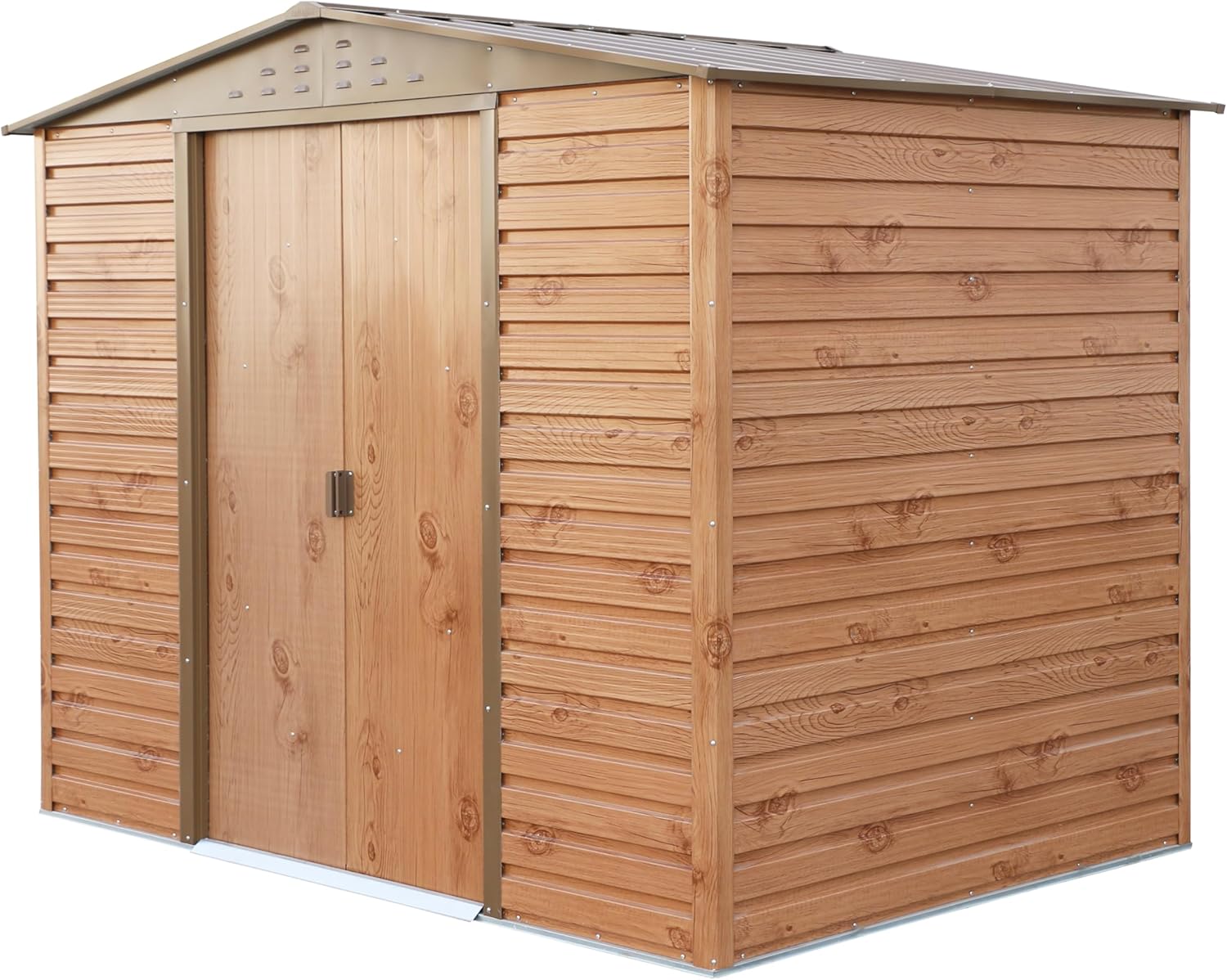 Casetas de jardín, casetas Duramax Alpine 8x6  Imitación Madera ¡OFERTA BLACK FRIDAY!