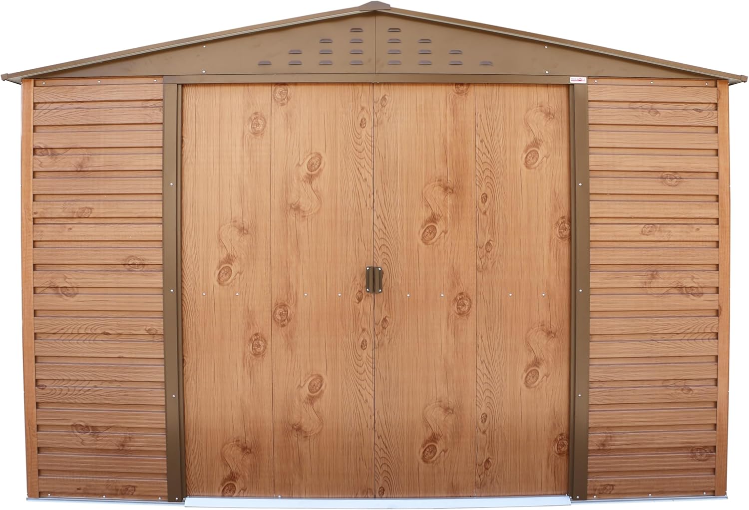 Alpine 10x8 Imitation Wood Metal Shed
