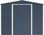 Caseta de jardín Alpine 8x6 - 261,7x183x209 cm y 4,37 m² - Gris Antracita
