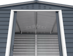 Caseta de jardín Alpine 8x6 - 261,7x183x209 cm y 4,37 m² - Gris Antracita