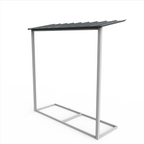 Extensión lateral de casetas de jardín Duramax Alpine 8×6 Antracita