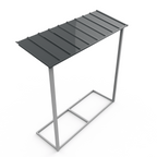 Extensión lateral de casetas de jardín Duramax Alpine 8×6 Antracita