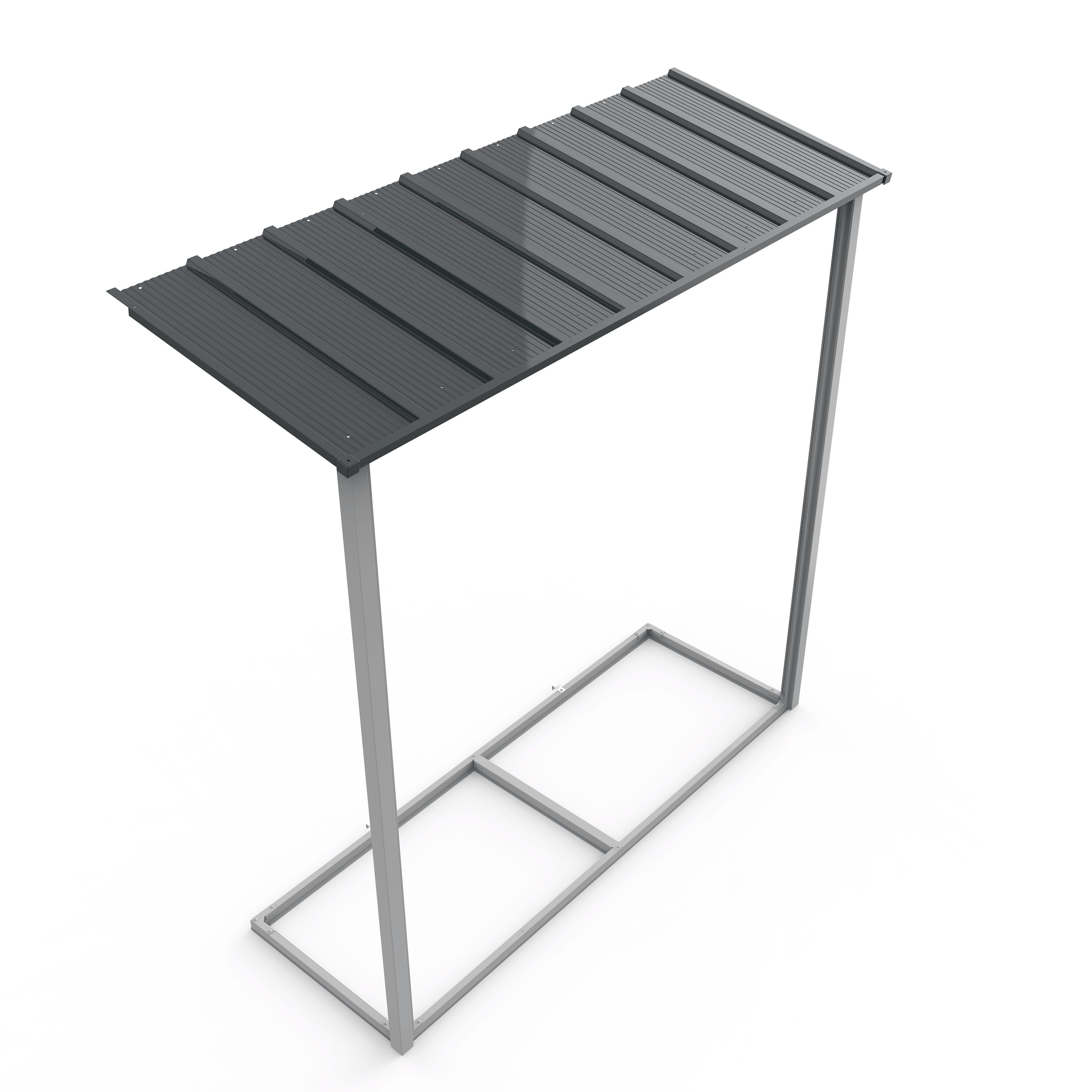 Extensión lateral de casetas de jardín Duramax Alpine 8×6 Antracita