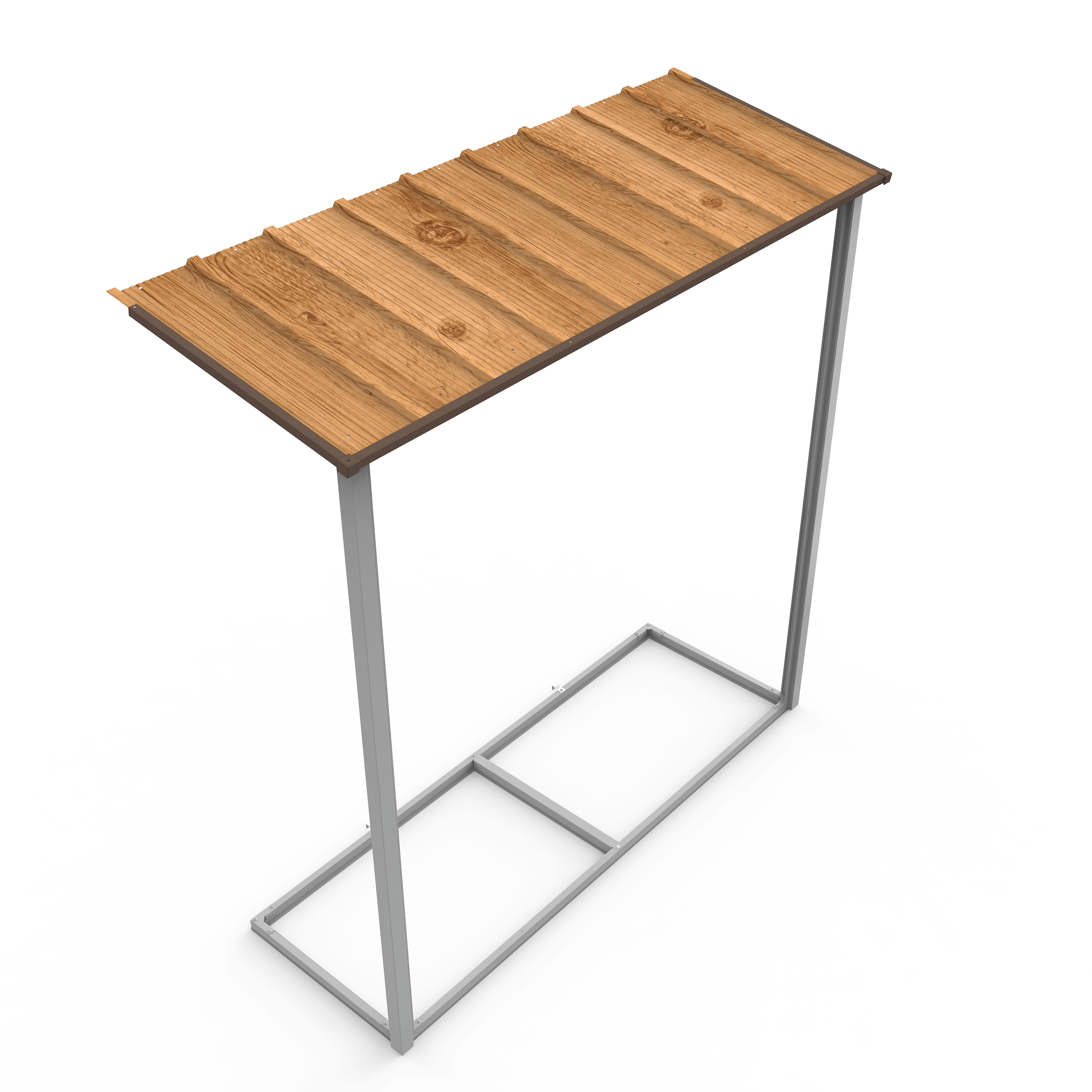 Extensión lateral de casetas de jardín Duramax Alpine 8×6 Imitación Madera