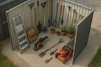 Caseta de jardín Alpine 10x8 - 321,6x243,1x214,2 cm y 7,28 m² - Gris Antracita