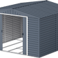 Caseta de jardín Alpine 10x10 - 321.6x303.1x214.2 cm y 9,15 m² - Gris Antracita - Ibercasetas