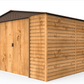 Caseta de jardín Alpine 10x10 - 321.6x303.1x214.2 cm y 9,15 m² - Imitación Madera - Ibercasetas