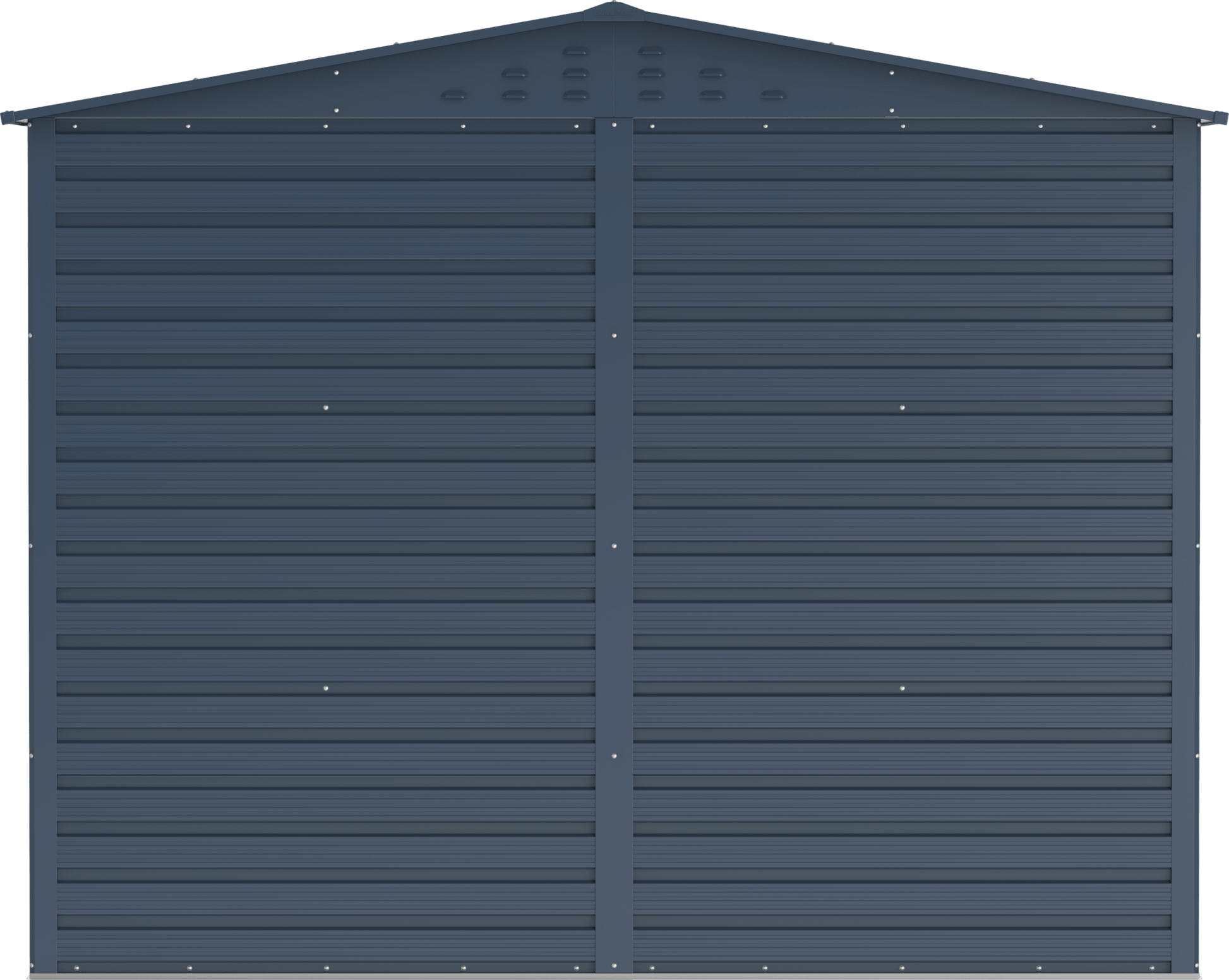 Caseta de jardín Alpine 8x6 - 261,7x183x209 cm y 4,37 m² - Gris Antracita - Ibercasetas