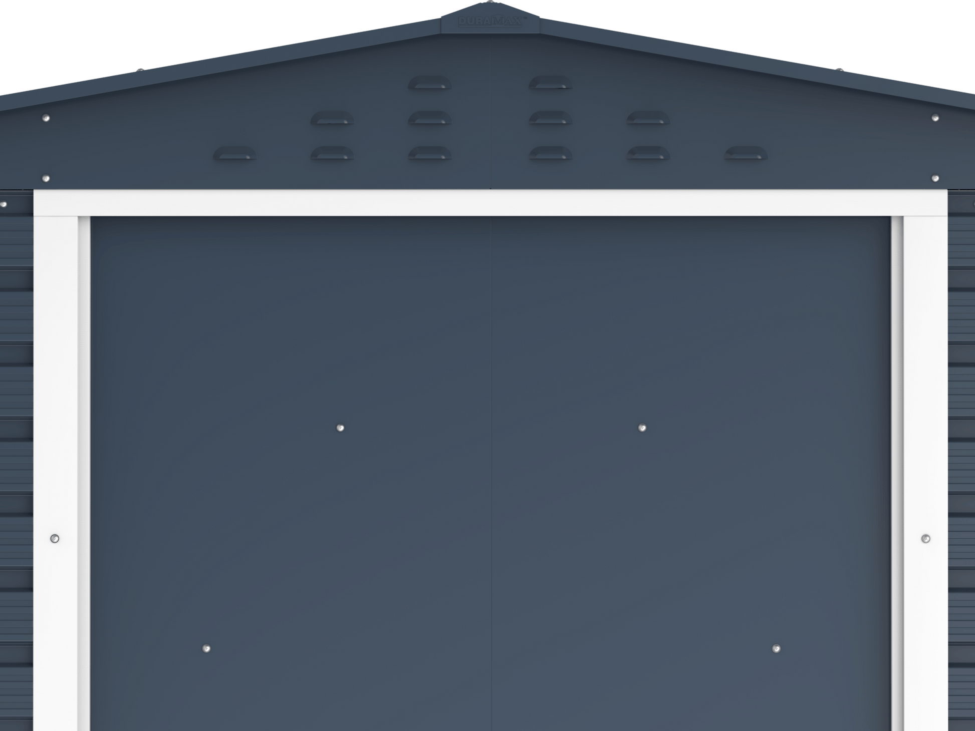 Caseta de jardín Alpine 8x6 - 261,7x183x209 cm y 4,37 m² - Gris Antracita - Ibercasetas