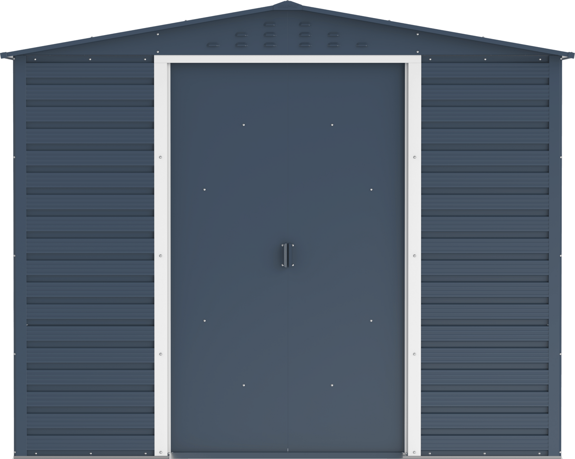 Caseta de jardín Alpine 8x6 - 261,7x183x209 cm y 4,37 m² - Gris Antracita - Ibercasetas