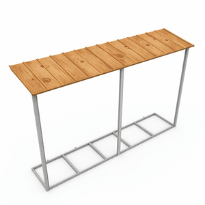 Extensión lateral de casetas de jardín Duramax Alpine 10×10 Imitación Madera - Ibercasetas